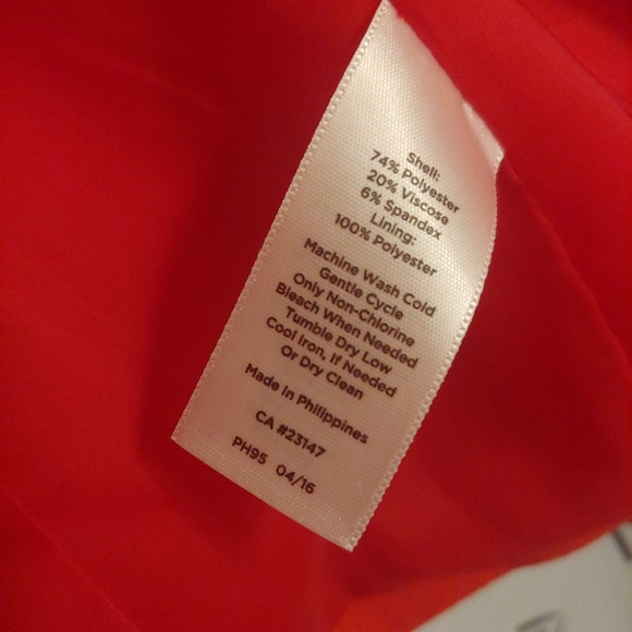 TALBOTS fire red🔥 open front blazer jacket! - Picture 15 of 15